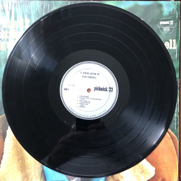 Glen Campbell ...The 12 String Guitar of... Vinyl Lp '66 - Picture 3 of 6